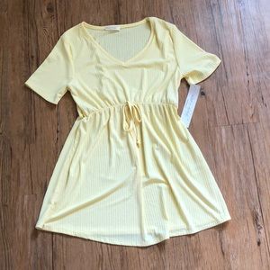 Banana yellow maternity top